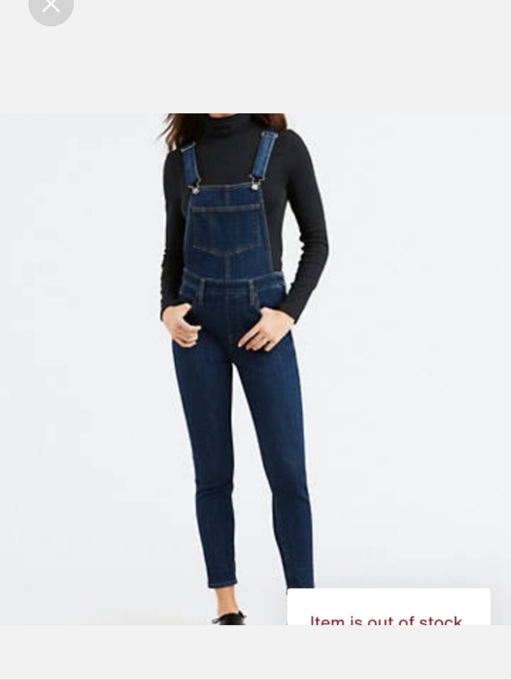 Levi's Indigo Women's Denim Overalls